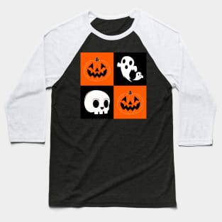 Spooky and The Skull Baseball T-Shirt